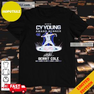 2023 CY Young Award Winner Gerrit Cole Signature T-Shirt