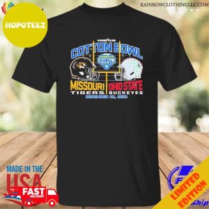 2023 Cotton Bowl Missouri Tigers Vs Ohio State Buckeyes Dueling Helmet Unisex T-Unique Unique T-Shirt Long Sleeve Hoodie Sweater Long Sleeve Hoodie Sweater Long Sleeve Hoodie Sweater
