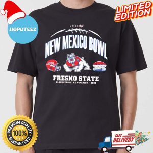 2023 Isleta New Mexico Bowl Fresno State Bulldog Logo Unisex T-shirt