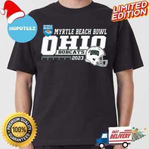 2023 Myrtle Beach Bowl Ohio Bobcats Helmet Unisex T-shirt