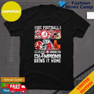 Alabama Crimson Tide SEC Football Champions 2023 Bring It Home T-Shirt Long Sleeve