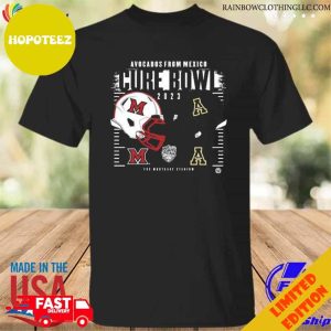 Appalachian State Mountaineers Vs Miami Redhawks Helmet Avocados From Mexico 2023 Cure Bowl Classic T-Unique Unique T-Shirt Long Sleeve Hoodie Sweater Long Sleeve Hoodie Sweater