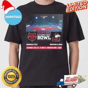 Arkansas State Vs Northern Illinois On December 23rd 2023 For Historic Cramton Bowl T-shirt