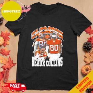 Beaux Collins 80 Clemson Tigers Graphic T-Shirt Hoodie Long Sleeve