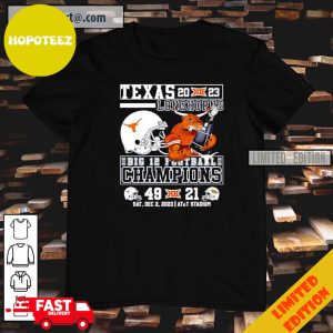 Bevo Texas Longhorns 2023 Big 12 Football Champions 49-21 T-Shirt