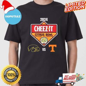 Cheez-It Citrus Bowl Iowa Vs Tennessee On 1 January 2024 At Camping World Stadium Orlando FL College Bowl T-Shirt