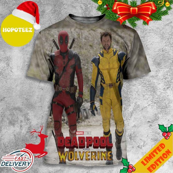 Deadpool 3 Characters Movie Leaked Deadpool x Wolverines Marvel Studios 3D T-Shirt