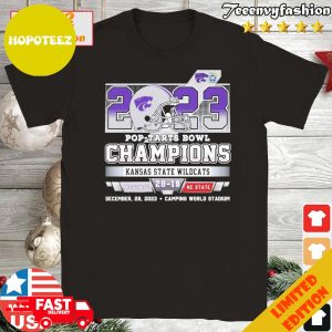 Design 2023 Pop-Tarts Bowl Champions Kansas State Wildcats 29-19 NC State Wolfpack December 28 2023 At Camping World Stadium T-Shirt
