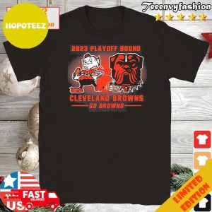 Design Cleveland Browns 2023 Playoff Bound Go Browns T-Shirt