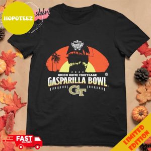Georgia Tech Yellow Jackets Union Home Mortgage Gasparilla Bowl 2023 Logo T-Shirt Hoodie Long Sleeve