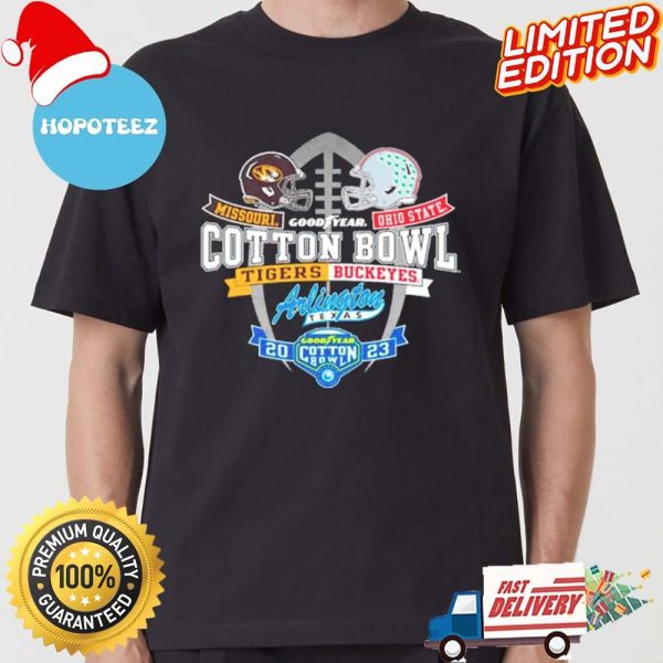 Goodyear Cotton Bowl Classic Missouri Vs Ohio State On 29 December 2023 At AT&T Stadium Arlington TX College Bowl T-Shirt