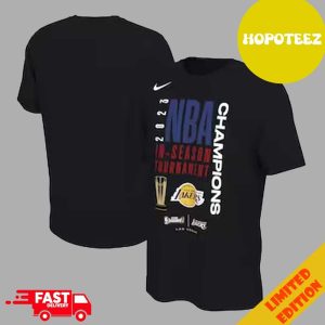 Los Angeles Lakers Nike 2023 NBA In-Season Tournament Champions Locker Room T-Shirt Long Sleeve Hoodie Sweater