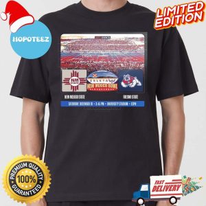 New Mexico State Vs Fresno State At University Stadium On December 16th 2023 For Isleta New Mexico Bowl T-shirt