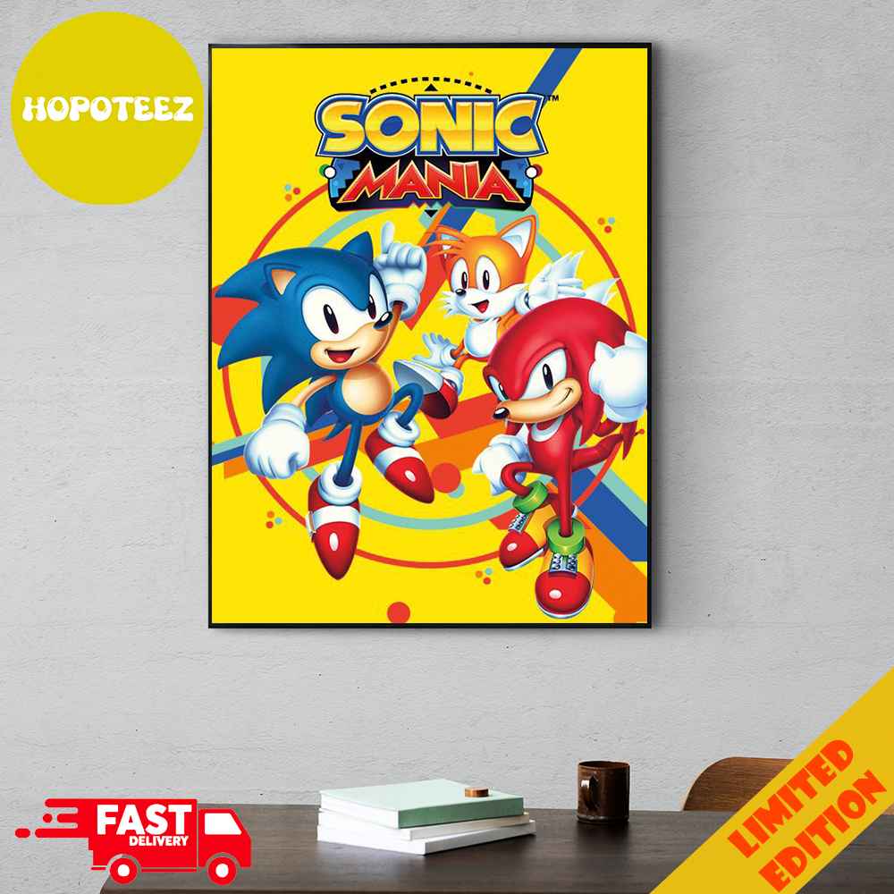 Sonic Mania Plus Netflix 2024 Home Decor Poster Canvas