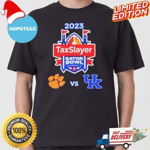 Taxslayer Gator Bowl Clemson Vs Kentucky On 29 December 2023 At Everbank Stadium Jacksonville FL College Bowl T-Shirt