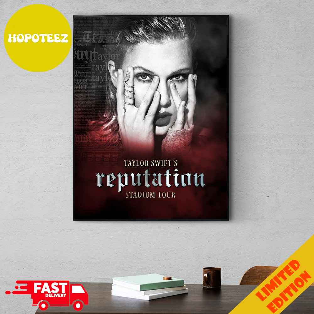 The Eras Tour Taylor Swift's Reputation Stadium Tour Poster Canvas