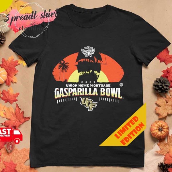 UCF Knights Union Home Mortgage Gasparilla Bowl 2023 Logo T-Shirt Hoodie Long Sleeve