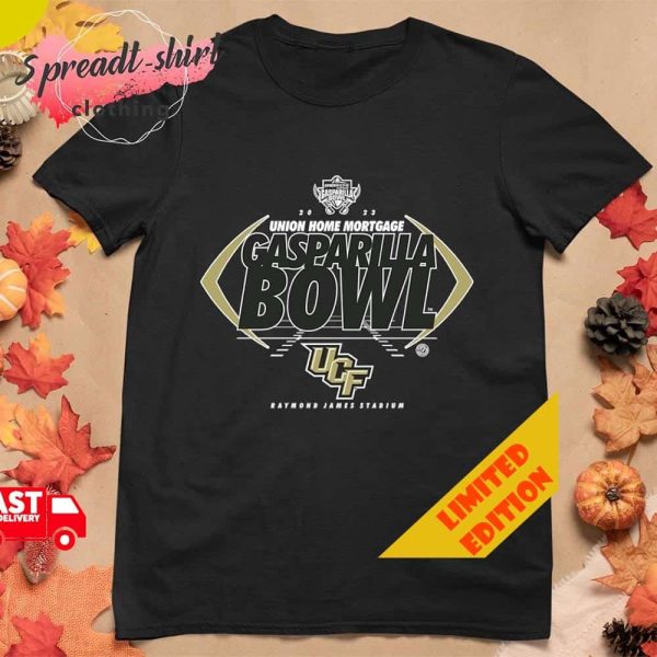 UCF Knights Union Home Mortgage Gasparilla Bowl Raymond James Stadium 2023 Logo T-Shirt Hoodie Long Sleeve