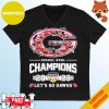 Georgia Bulldogs Logo 2023 Orange Bowl Champions Let’s Go Dawgs T-Shirt