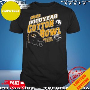 Official Mizzou Cotton Bowl Shirt Mizzou Tigers Champion Mizzou Cotton Bowl Black Helmet-Shirt