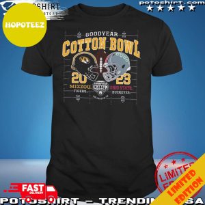 Official Mizzou Cotton Bowl Shirt Mizzou Tigers Champion Mizzou vs Ohio State Cotton Bowl Black T-Shirt