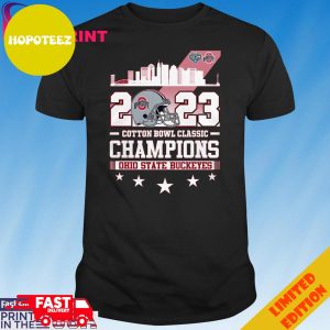 Ohio State Buckeyes 2023 Cotton Bowl Classic Champions T-Shirt