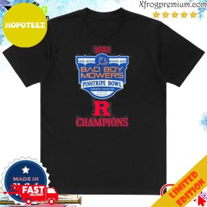 Rutgers 2023 Pinstripe Bowl Champs T-Shirt